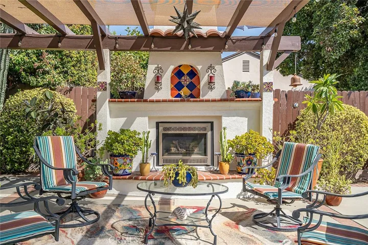 Patio with Gas Fireplace