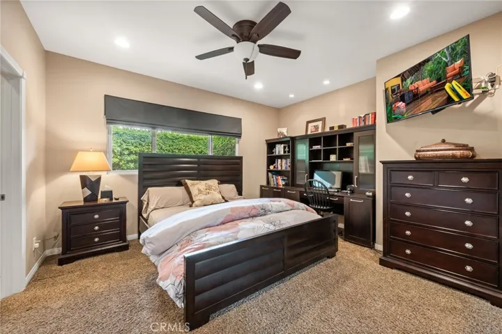 4th bedroom is located in a separate wing of the home, with an attached bath. This could be a great guest suite, in-law suite or live-in quarters.
