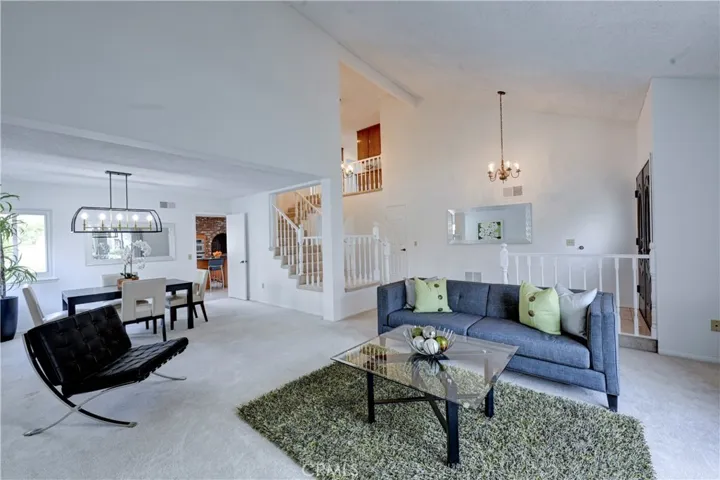 Formal living and dining rooms.