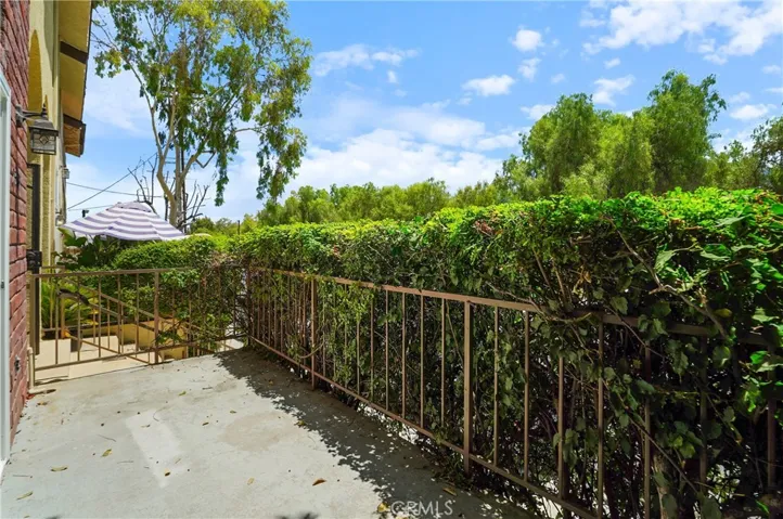 Private Patio Off of Living Room
