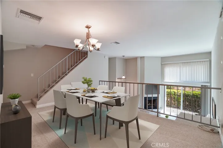 Dining Room & Living Room - Virtually Staged