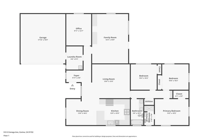 512 E. Cienega Ave, Covina, California 91722