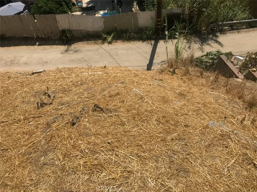 top of Lot  Brush clearance area