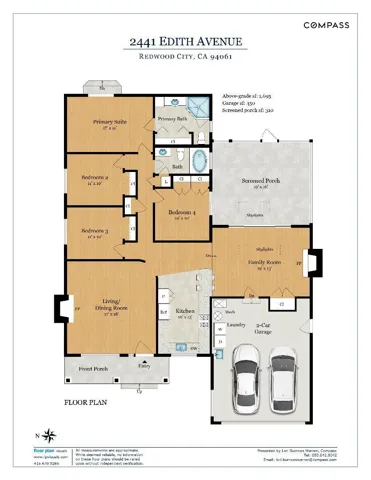 2441 Edith Avenue, Redwood City, California 94061