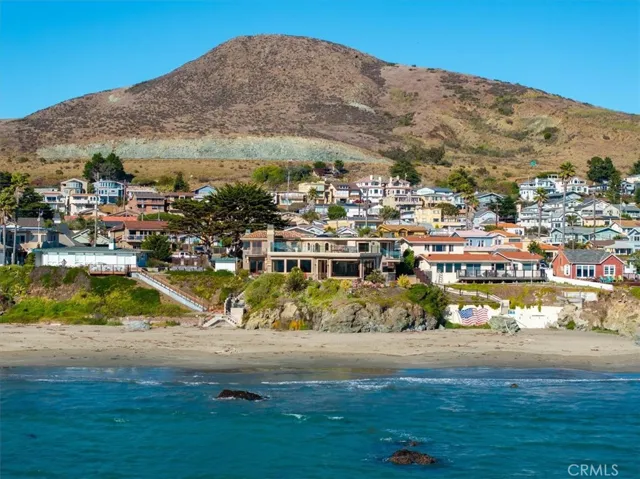 A luxurious oceanfront villa with private beach access