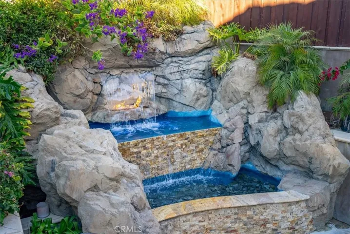 One of multiple outdoor fountains