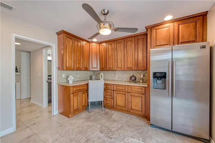 KITCHEN LOOKING TO DESK AREA