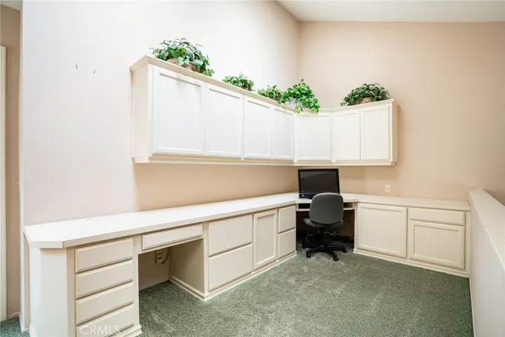 Large Loft Upstairs with Built-In Cabinets