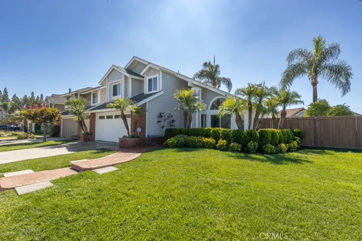 Large front yard.
