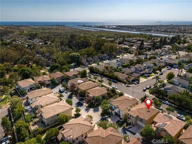 Drone View of Ocean and Nature Parks close by