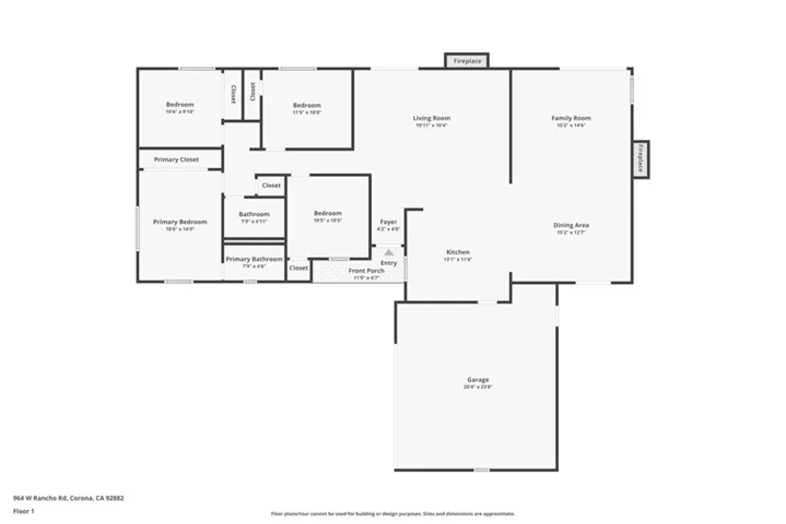 964 W Rancho Road, Corona, California 92882