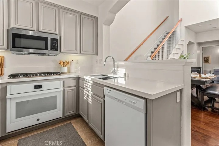Modern kitchen with updated counters and appliances