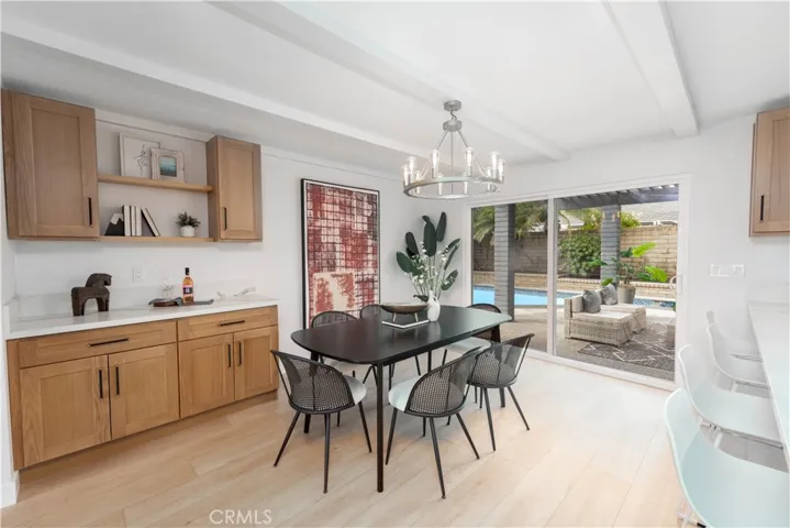 Dining area just off Kitchen and direct access to backyard for easy entertaining