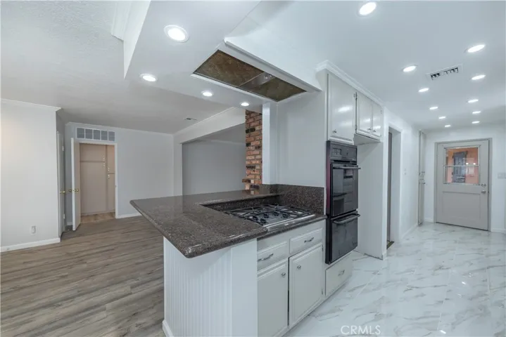 Kitchen and Family Room view