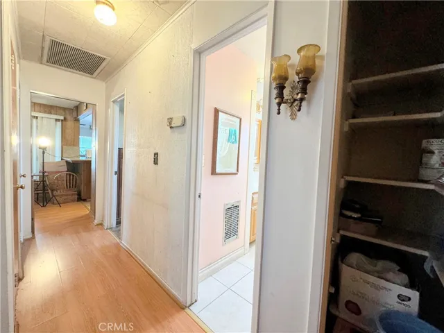 Hall looking back