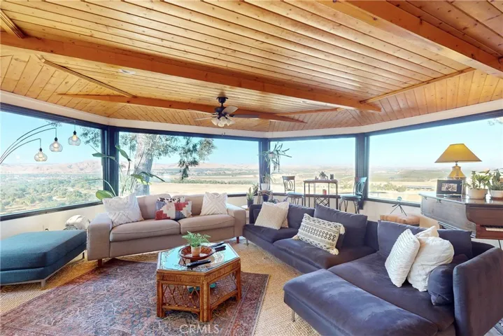 Main house living room 
panoramic views