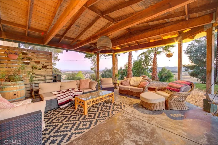 Main house back patio