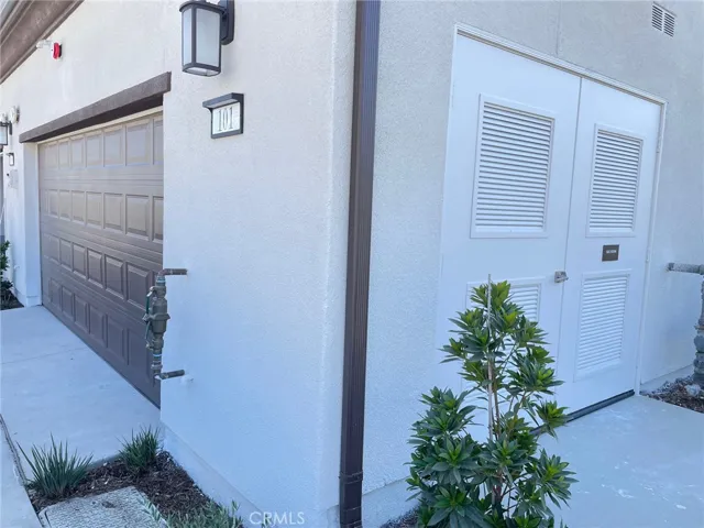 Exterior of 2 car attached Garage