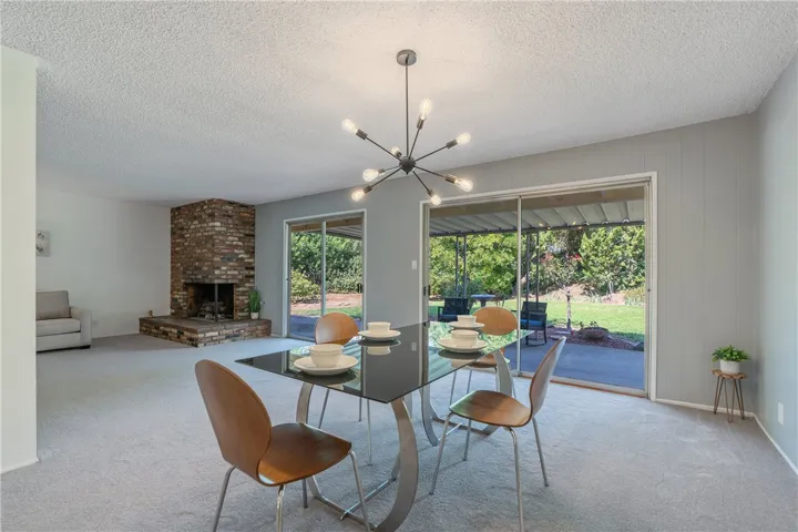 Large dining area.