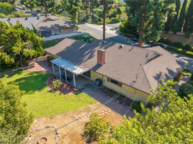Expansive private backyard.