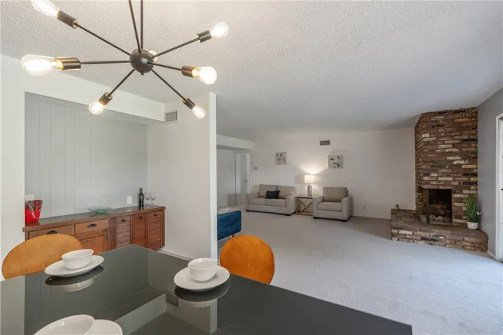 Large dining area.