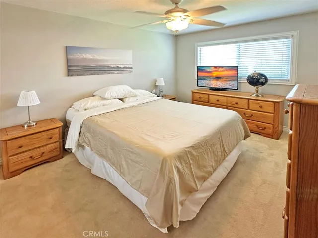 Second bedroom had large dual pane window with custom casement that opens to private backyard.