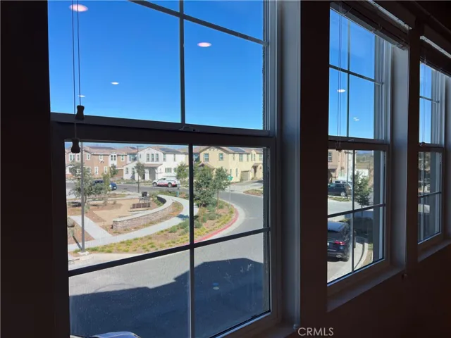 View from dining area