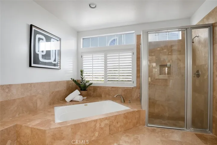 Soaking tub and shower