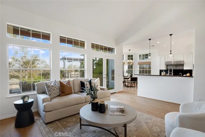 Kitchen open to family room