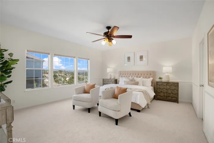 A second primary bedroom upstairs