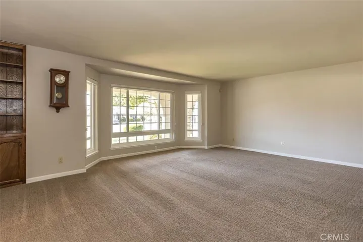 Large bay window in the living room