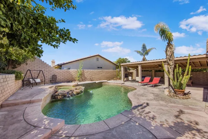 View Pool from BBQ area
