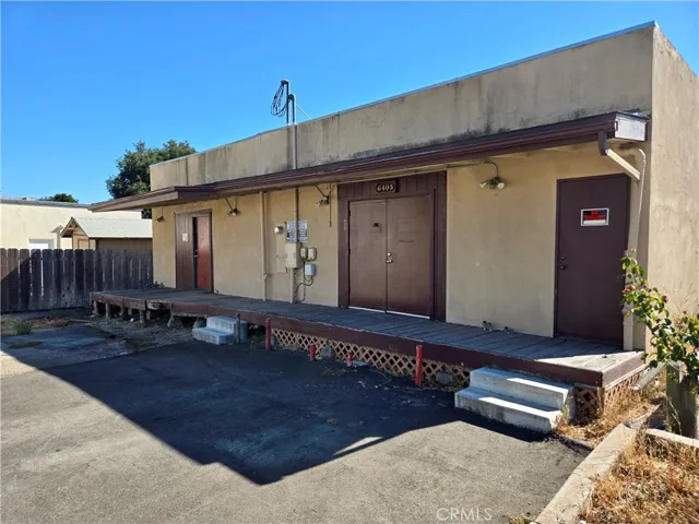 Backside of Property