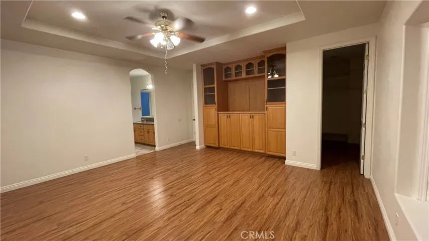 primary bedroom with walk-in closet
