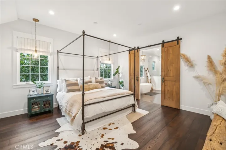 Main floor primary suite