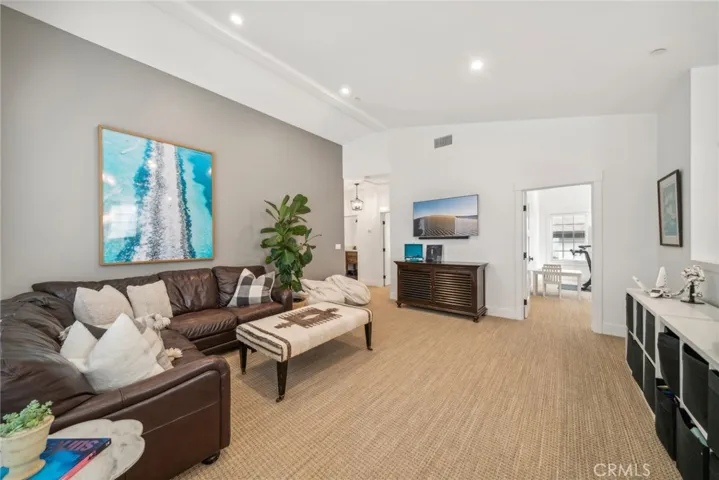 The upstairs bonus room starts the second floor and is a great place for kids to enjoy!