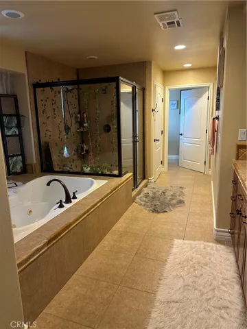 Jacuzzi and shower separate