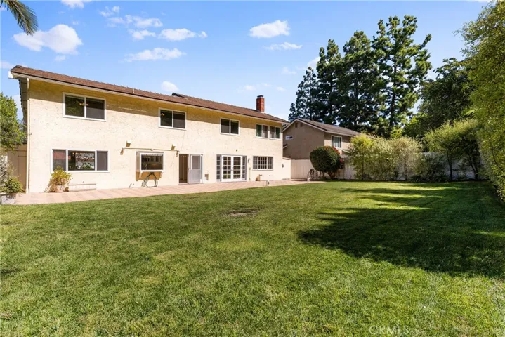 Sprawling backyard
