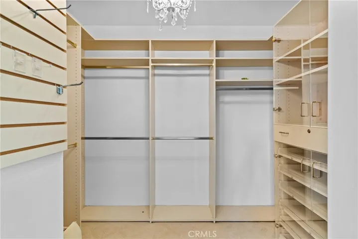 Primary walk in closet