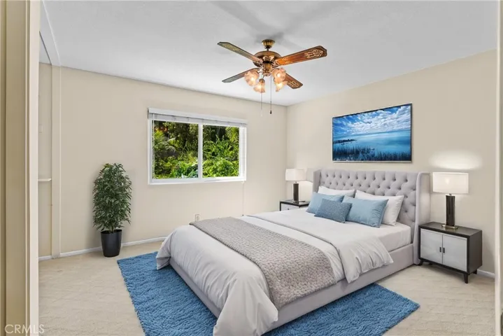 Upstairs bedroom 2 (virtually staged)
