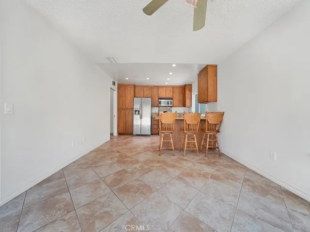 Kitchen area with counter top