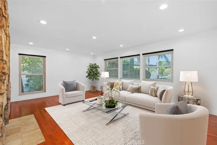Virtually Staged Living Room