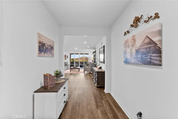 Hallway to living room