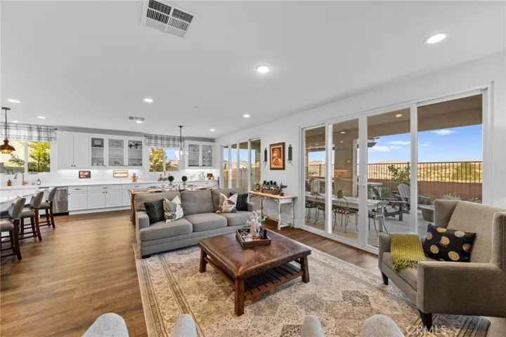 Living room with lots of natural light