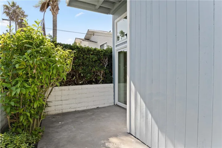 Private patio