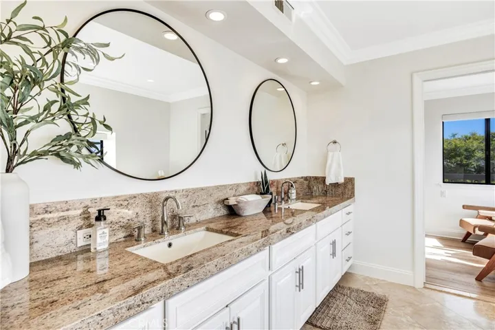 Primary Bathroom with ocean view