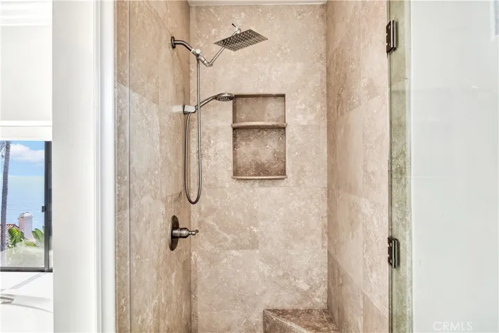 Primary Bathroom with ocean view