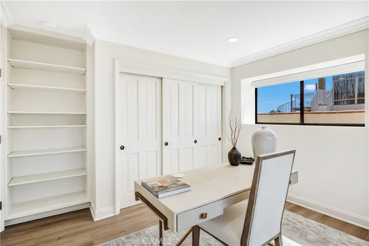 Main level bedroom with ocean view
