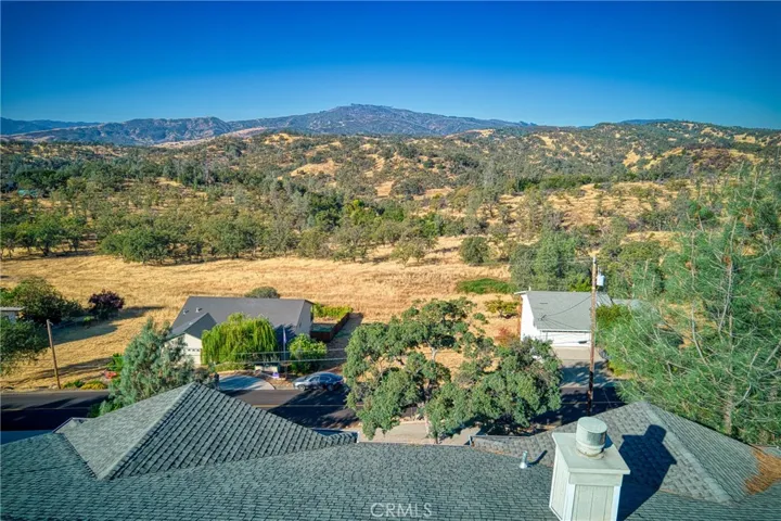 Facing west over the hills.