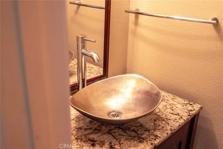 Downstairs powder room